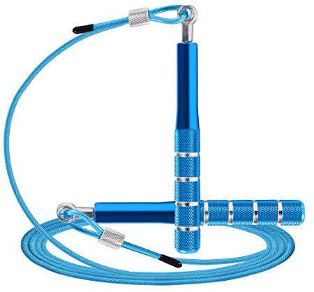 Wastou Springseil, Speed Springseil für Fitnessübungen, verstellbares Training für Erwachsene Springseil für Männer, Frauen, Kinder, Mädchen