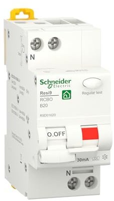 Schneider Electric FI-/Leitungsschutzschalter Resi9, 1-polig+N, R9D01620