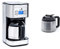 Senya cafetière électrique programmable Inox Hot Coffee, verseuse isotherme en acier inoxydable, fonction sélecteur d’arôme, maintien au chaud, 1,2L, 800W & NYA Verseuse isotherme pour vos Cafetières