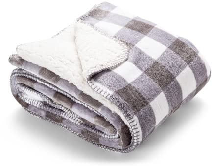 SWEET HOME - Plaid Divano e Letto Sherpa a Doppio Strato Ultra Morbido e Avvolgente, Coperta Pile Invernale Calda e Lavabile, Ottimo Comfort Ideale anche come Copridivano e Copriletto Singolo 130x160