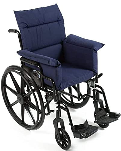 ECHBH Rollstuhlkissen, Komfort-Rollstuhl-Kissen mit Rückenlehne, Waschbar Atmungsaktiv Kissen Schmerzlinderung und Anti-Dekubitus-Kissen für ältere Menschen