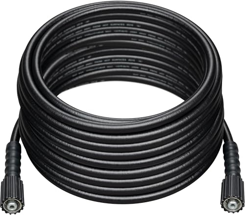 Westinghouse PWHOSE50 - Manguera de Lavado a presión de PVC de 50 pies, 3200 PSI, Color Negro