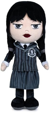 Play by Play Plüschtier Mittwoch WEDNESDAY Addams Schulteilung, Höhe 32 cm