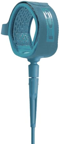 FCS All Round Essential Leash | Lightweight & Durable Surf Leash for 2-8ft Waves, in-Cuff Silicone Grip, Easy-Release Tab