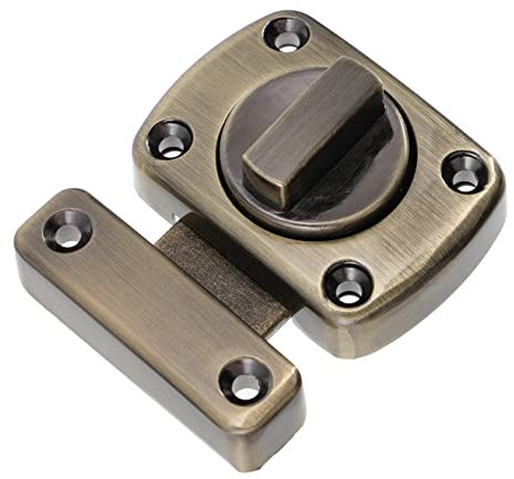 OSALADI 1pezzi Serratura Per Porta Scorrevole Di Chiusura Di Sicurezza Resistente Catenaccio Per Porte Di Facile Installazione e Uso Spessore Maggiore Per Maggiore Sicurezza