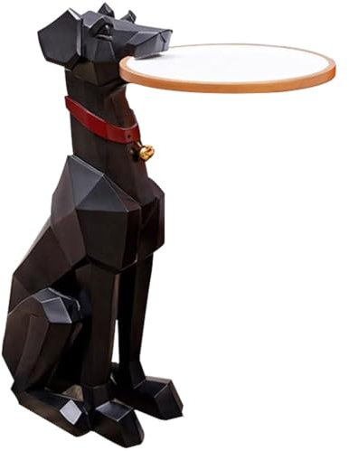 Dobermann-Skulpturtablett Für Den Eingang, TV-Schrank Für Das Wohnzimmer, Aufbewahrungsstatue, Hotellobby, Bodenstehende Dekoration, Eröffnungsgeschenk