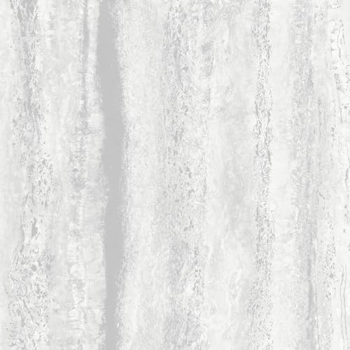 Värld av tapeter vertikal marmoreffekt elegant tapet för sovrum, vardagsrum, väggväggar metallisk, texturerad design i grå/silverfärg AF0029