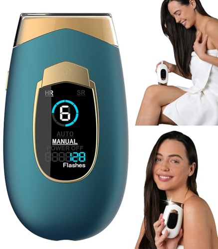 Haarentferner IPL Pro 2.0,Intimbereich Schmerzlose Haarentfernung für Männer, Frauen, Gesicht, Achseln (Grün)