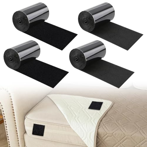 2 tunga kardborreband självhäftande 11 cm x 1 m för tyg soffa