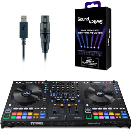 Rane FOUR DJ Controller and DMX Interface for Live Music, DJ sets, Events, Music production