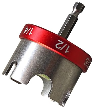 High-Speed Nut Drill Bit Attachment 1/4 3/8 1/2in Bolt Remover for Socket Wrenches & Driver Tools Hexagonal Shank Threaded Rod