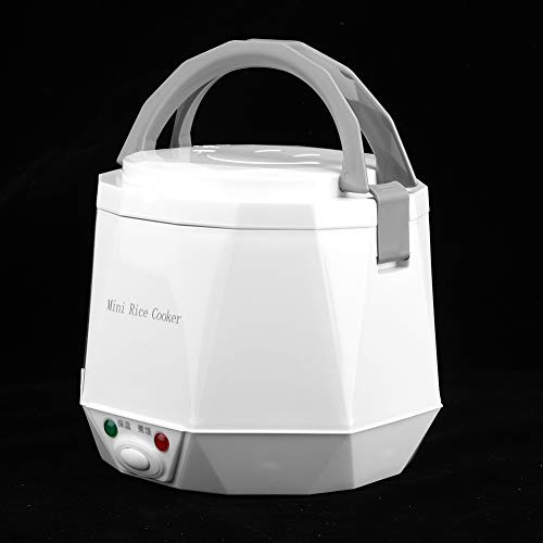 Zerodis Electrodomésticos de Cocina, Herramienta Eléctrica para Cocinar Arroz, Capacidad de 1,6 L, Perfecta para Viajes y Uso en Coche de 12V, Mini Olla Arrocera Portátil