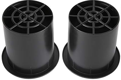 Kukyller Port Tube, 2 pezzi 100 mm Bass Woofer Box Port Tube Cabinet per altoparlanti Bass Reflex con rete