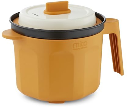 Morphy Richards MICO Microwave Saucepan with Lid, 1.2L Non-Stick Cooker, Soup, Rice, Pasta, Ramen, Noodles and Porridge, Dishwasher Safe, Energy-Saving Oven & Hob Alternative