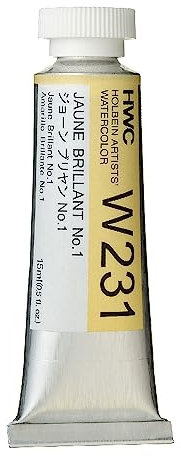 Holbein Artists Watercolor - Aquarellfarbe - 15 ml - Brillantgelb No. 1
