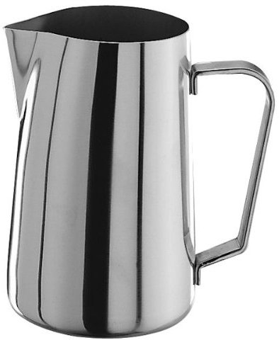Jarra de leche profesional de acero inoxidable de Pinti Inox, 0,33 l.