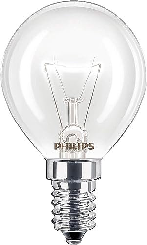 2 x Philips Oven 40w Lamp SES E14 Small Screw Cap 300° Cooker Light Bulb Fits AEG/Bosch/Siemens/Neff/Hotpoint, gold