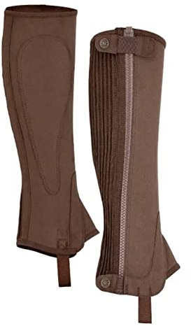 Shires Moretta Amara Chaps en daim pour enfant Marron Taille S
