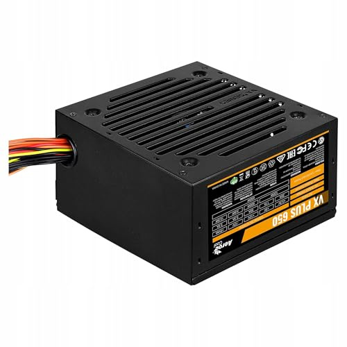 AEROCOOL Fuente DE ALIMENTACION VX Plus 650 W ATX Negra