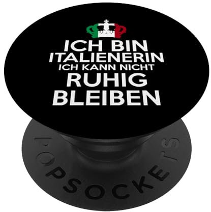 Italienerin Italien Italia Italienisch Italienisches PopSockets Klebender PopGrip
