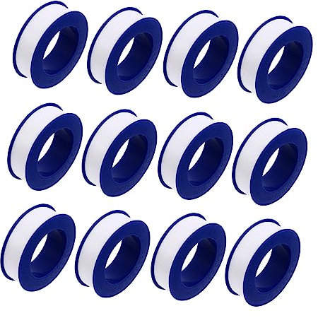 Veemoon 30 Stk Vinylband Klempner Fadenband weiß Klempnerband für Rohre Klempner Slealant Tape flüssiger Klempner PTFE-Rohrdichtband wasserdichter Patch Siegel Klebeband Kitt rohes Band