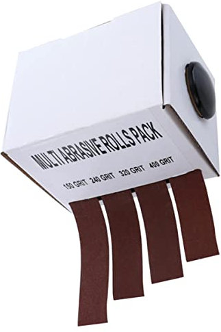 VILLFUL Schleifpapier-box Stoffrolle Zum Schleifen Polieren Rundes Schleifmaterial Breite Anwendung