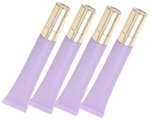 FRCOLOR Reisefreundliche Behälter für Augencreme 4 Stück Leere Lipgloss-quetschtuben für Nachfüllbare Hautpflege