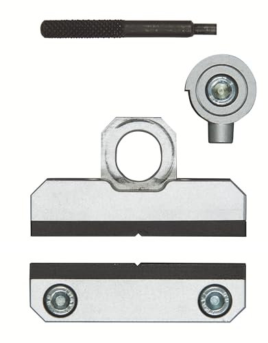 Proxxon 24270 - Tenditore eccentrico ES70 (corsa eccentrica 1,5 mm, larghezza ganasce: 70 mm, altezza ganasce: 15 mm, colore argento, per tavoli a croce KT70 e KT230)