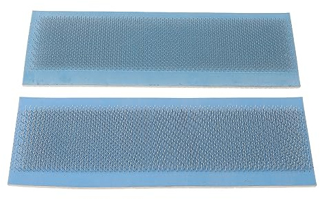 2 st hårhållare dragmatta rostfritt stål nål hårförlängning ritkort 25 x 8,5 cm