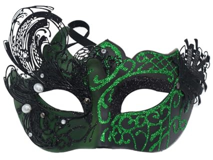 Générique Masques Vénitiens Mardi Gras Pour Bal Élégant Masque D'Oiseau Avec Plumes De Venise Diy Blanc Papier Mascarade Fantôme L'Opéra Demi-Masque Carnaval Masqué Fête Show