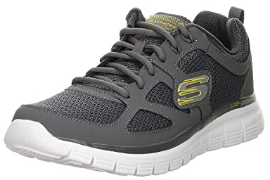 Skechers Burns- Agoura Uomo Scarpe da ginnastica, Grey, 42 EU