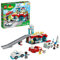 LEGO DUPLO Parking Garage and Car Wash 10948 Kids’ Building Toy Featuring a Car Wash, Gas Station and Car Park; New 2021 (112 Pieces), Multicolor, Standard