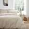 Pineapple Elephant Bedding Tamba Jersey Stripe King Duvet Cover Set with Pillowcases Natural