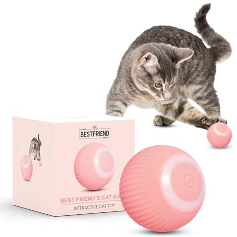Jeux pour Chat Interactif - Jouet Qui Bouge Seul | Balle Qui Roule Toute Seule | Intérieur | Autonome | Automatique
