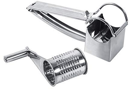 Stainless Steel Kitchen Grater, Blades, Multi-Purpose Food Shredder Parmesan Grater Stainless Steel Fine Zester for Cutting Grating and Mincing