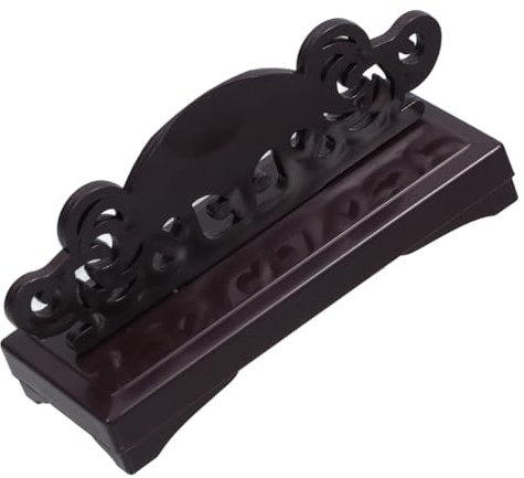 Alipis Folding Fan Stand Sturdy Display Base Plastic Round Holder for Hand Fans Suitable for Weddings and Parties Decorative Accessories for Home