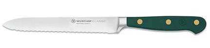 WÜSTHOF Classic Fresh Rosemary 5'' Serrated Edge Utility Knife