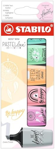 STABILO - Textmarker - BOSS MINI Pastellove 2.0-6er Pack