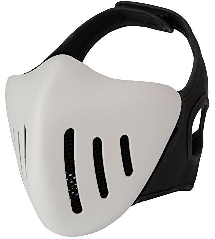 WarmHeartting Demi-Masque d'airsoft avec Maille métallique Respirante pour Paintball, Halloween, Cosplay, Film