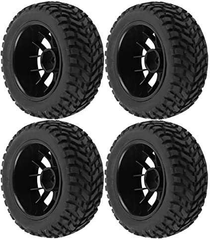 Pneus de Voiture de Course RC à adhérence maximale Pneus Tout-Terrain 1/10 Pneus RC Tout-Terrain Excellente pièce de Rechange pour pièce de véhicule 1:10