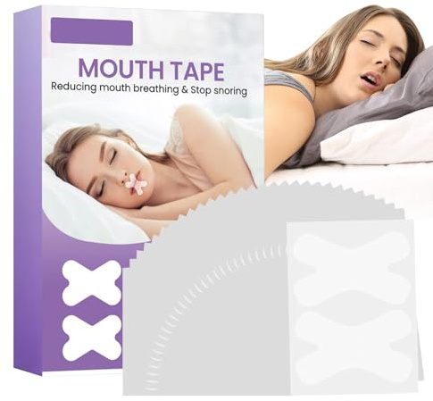 Nose Plasters Against Snoring | Pack of 120 Sleep Mouth Bands, Mouth Breathing Band, Sleep Properly, Reduce Snoring and Relieve Nasal Congestion, Breathe Better Cenmoo