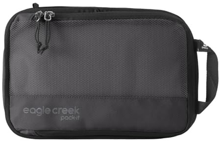 Eagle Creek Pack-It Specter Kompressions-Verpackungswürfel, langlebig, ultraleicht und wasserabweisend, Ripstop-Gewebe, Koffer-Organizer-Taschen für Kleidung und Ausrüstung, Schwarz, Größe S
