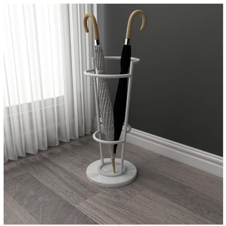 Regenschirmhalter, Schirmständer, Eisen, Marmorsockel, Schirmständer mit Haken, Regenschirmständer, Wohnung, Hotel, Eingang, Büro, Dekoration, Regenschirmhalter, Regenschirm-Organi(N)