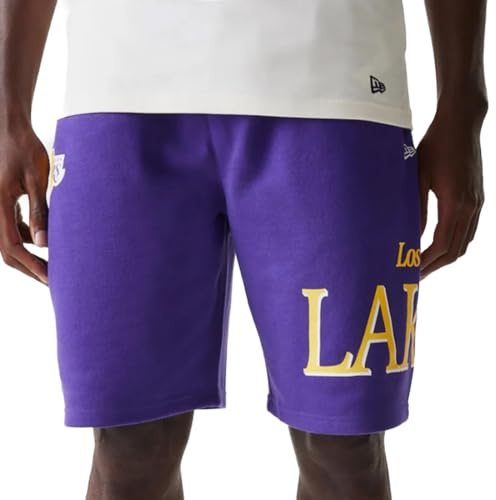 New Era NBA Team Graphic Shorts Los Angeles Lakers Purple (DE/NL/SE/PL, Alphanumerisch, XXL, Regular, Regular, Lila)
