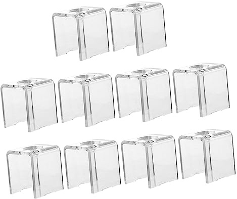 Veemoon Lippenstiftformständer Lippenbalsam Herstellungs Halter 10 Stück-pack Selbstgemacht Tragbarer aus Kunststoff Praktisches Make Up Zubehör für Kosmetik Aufbewahrung