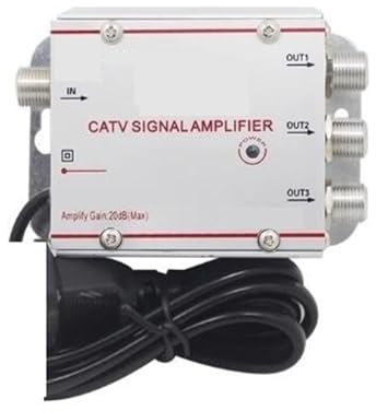 Amplificatore Di Segnale TV Digitale Via Cavo A Onde Terrestri 8620SA2 Un Ingresso Due Tre Quattro Sei Otto Guadagno Uscita 20DB Copertura più ampia(1 in 3 out)