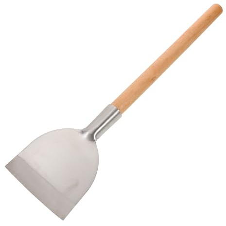 TOBBOMEY Hachoir Manuel en Acier Inoxydable Petite Taille Spatule Cuisine Multifonction pour Hacher Piments Céréales et Fruits Secs Pelle de Service Pratique pour Préparation Culinaire