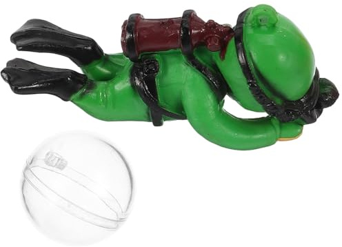 Lurrose Taucher-Dekoration für Aquarium aus PVC Schwimmendes Aquariumdekor Kleiner Taucher für Aquarien