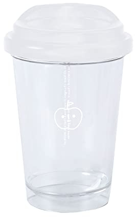 SHYYOULQE Bouteille d'eau transparente pour thé au lait 355/473 ml pour l'école, le bureau, les fournitures de boisson, bouteille de boisson