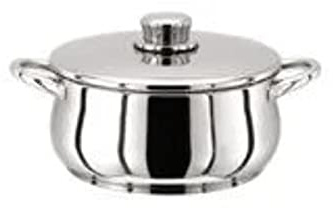 Stellar Classic Stainless Steel Casserole with Lid 24cm, 3.2L Induction Ready, Oven Safe, Dishwasher Safe